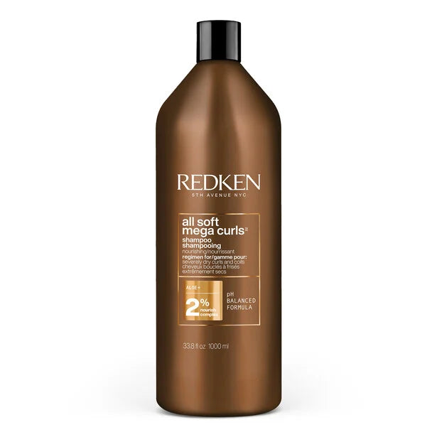 ALL SOFT MEGA CURLS SHAMPOO -  1 L / 33.8 fl oz